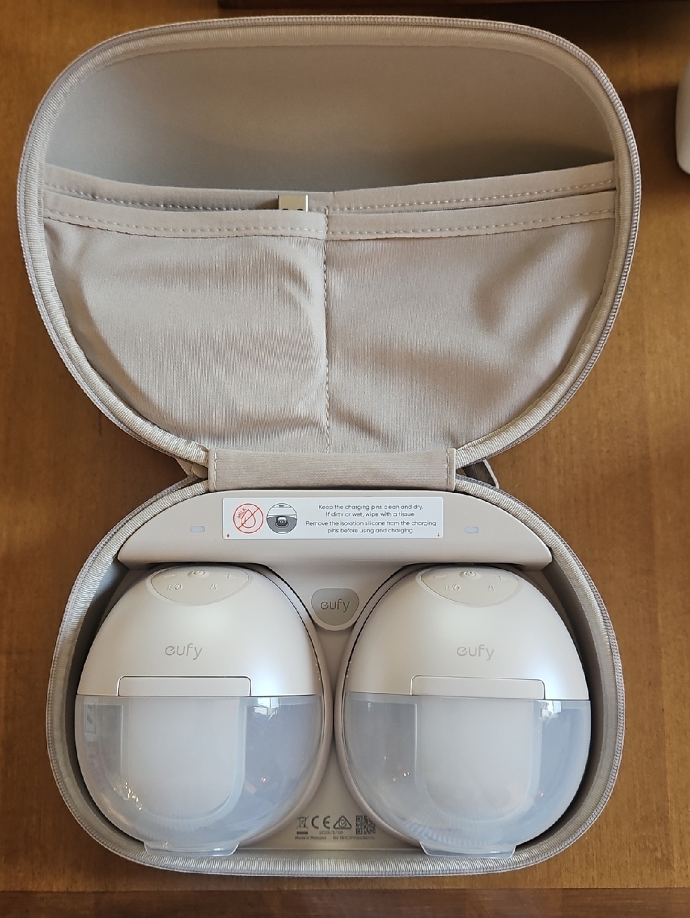 Eufy S1 Pro Heated Breast Pumps With Charging Case